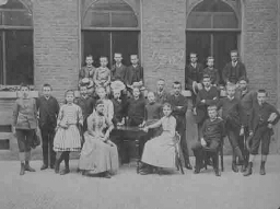 Erasmiaans Gymnasium in Rotterdam 1889