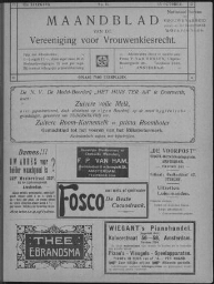 Maandblad van de Vereeniging voor Vrouwenkiesrecht  1909, jrg 13, no 11 [1909], 11