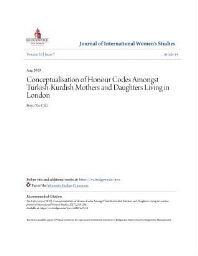 Conceptualisation of Honour Codes Amongst Turkish-Kurdish Mothers and Daughters Living in London