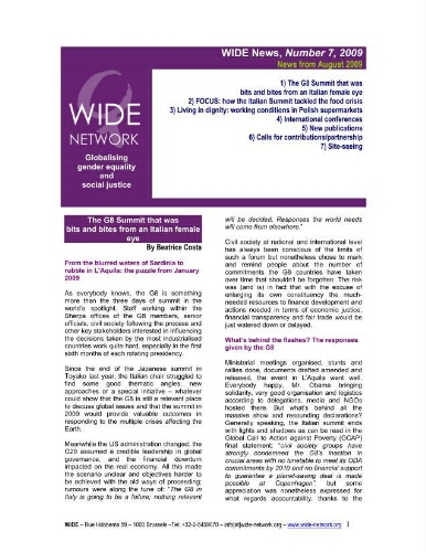 WIDE newsletter = WIDE news [2009], 7