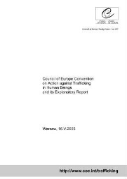 Council of Europe convention on action against trafficking in human beings and its explanatory report