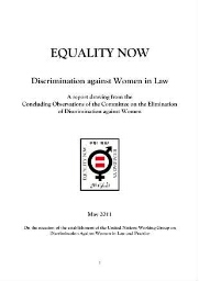 Discrimination against women in law