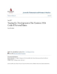 Tracing the Development of the Tunisian 1956 Code of Personal Status