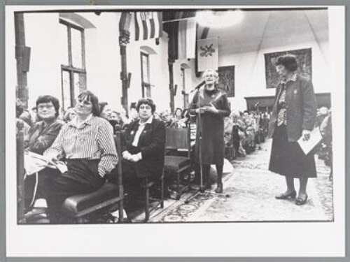 Conferentie 'Europa op de bres voor de vrouw'. 1988