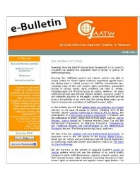 GAATW E-Bulletin [2011], June