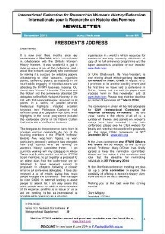 IFRWH/FIRHF newsletter [2013], 55 (December)