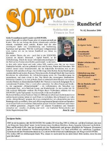 Solwodi Rundbrief [2004], 62 (Dezember)