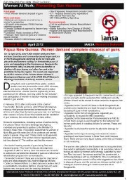 IANSA Women's Network bulletin [2012], 28