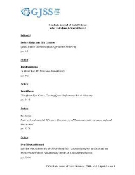 Graduate journal of social science [2009], 1 (Apr)