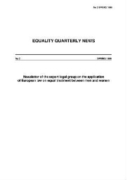 Equality quarterly news [1999], 2