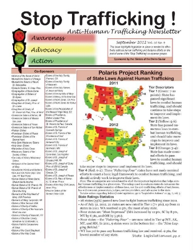 Stop trafficking! Anti-human trafficking newsletter [2012], 9 (September)