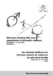Measures dealing with men perpetrators of domestic violence