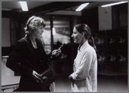 Interview met medewerkster IIAV Tilly Vriend tijdens Know How conferentie. 1998