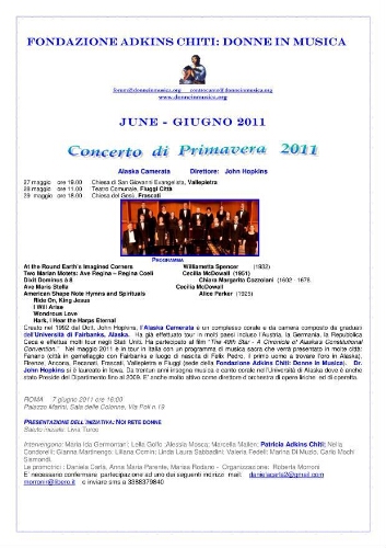 Fondazione Adkins Chiti [2011], June