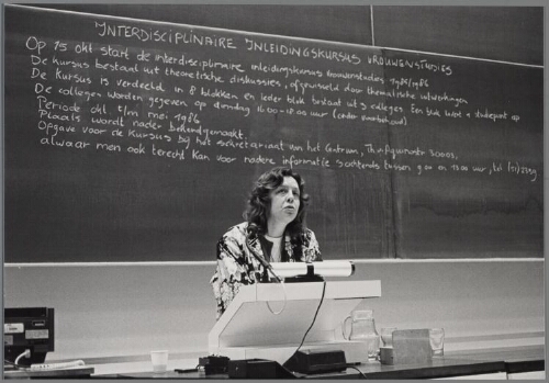 Interdisciplinaire inleidingskursus vrouwenstudies 1985