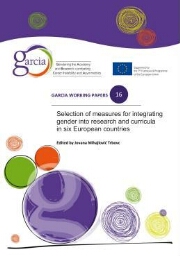Selection of measures for integrating gender into research and curricula in six European countries