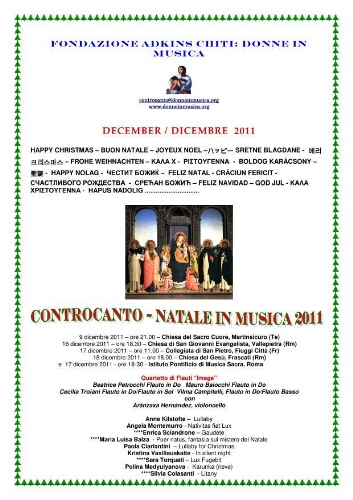 Fondazione Adkins Chiti [2011], December