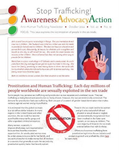Stop trafficking! Anti-human trafficking newsletter [2022], 10 (October)