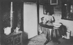 Huisindustrie.Garnalenpelster. 1913