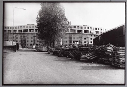Nieuwbouw Borneolaan in het Oostelijk Havengebied in Amsterdam 1993