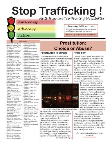 Stop trafficking! Anti-human trafficking newsletter [2014], 2 (February)