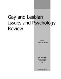 Gay & lesbian issues and psychology review [2006], 3