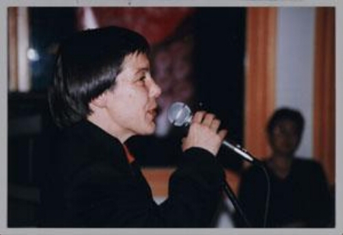 Yvet Lawson, Indonesia Komité, tijdens de Zamicasa (inloopcafé van Zami) met als thema Indonesië 1998
