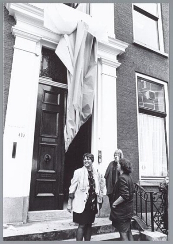 De opening van het Mária van Veen huis. 1994