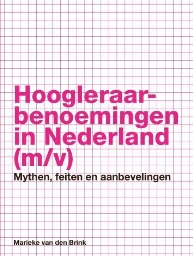 Hoogleraarbenoemingen in Nederland (m/v)