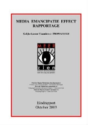 Media Emancipatie Effect Rapportage