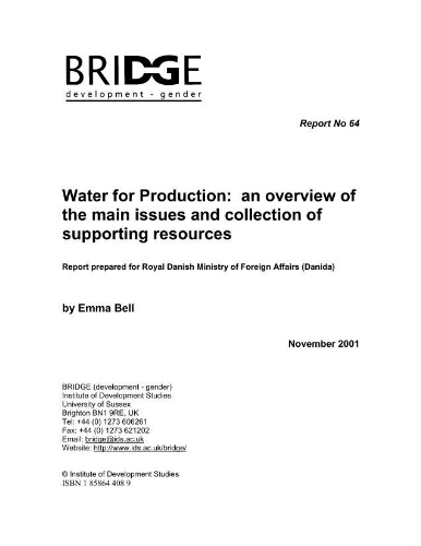 Water for production
