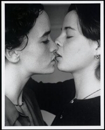 Intiem portret van Katja en Andrea  1996