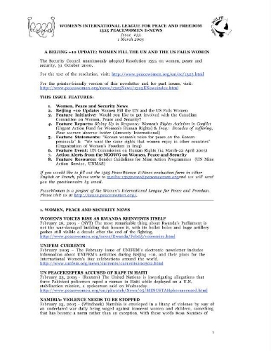 1325 Peace Women E-News [2005], 55 (March)
