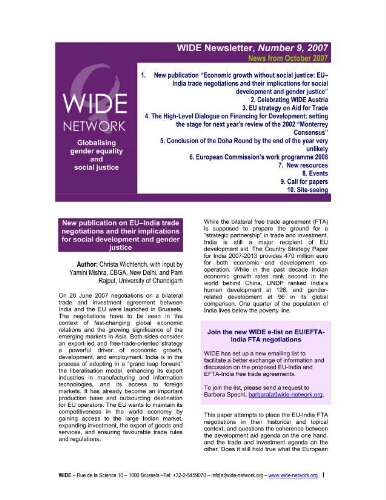 WIDE newsletter = WIDE news [2007], 9 (October)
