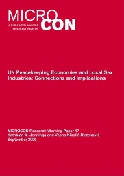 UN peacekeeping economies and local sex industries