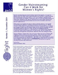 AWID spotlight [2004], 3 (Nov)