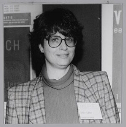 Janet Surrey tijdens het International Congress on Mental Health Care for Women, 19-22 december 1988 in Amsterdam. 1988