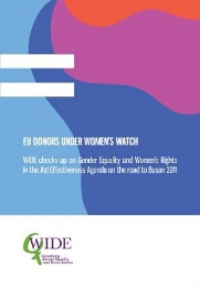 EU donors under women’s watch