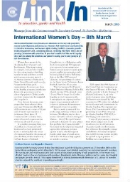 LinkIn to education, gender & health newsletter [2005], March