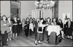 Nieuwjaarsreceptie Rooie Vrouwen in de PvdA in Pulchri, te Den Haag, januari 1992 1992