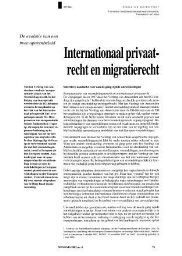 Internationaal privaatrecht en migratierecht