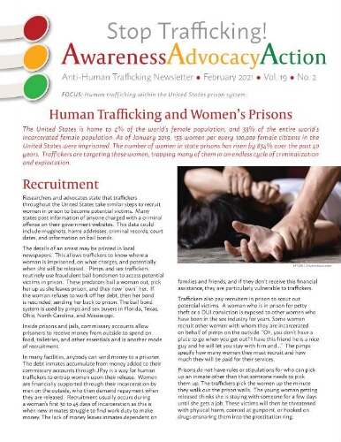 Stop trafficking! Anti-human trafficking newsletter [2021], 2 (February)