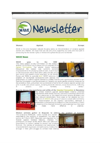 WAVE newsletter [2017], March-April