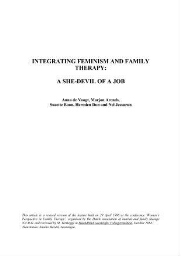 Integrating feminism family therapy