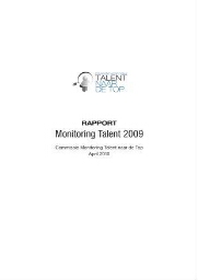 Rapport Monitoring Talent naar de Top 2009