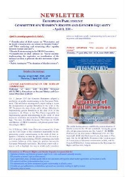 Newsletter European Parliament Committee on Women's Rigths and Gender Equality [2008], April2