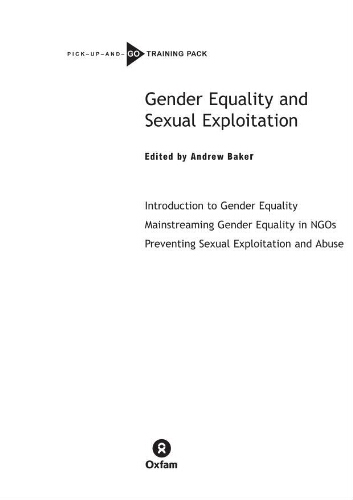 Gender equality and sexual exploitation