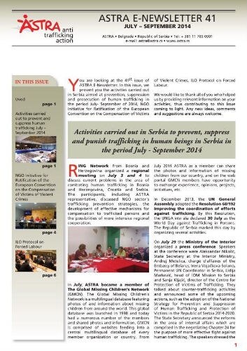Astra e-newsletter [2014], 41