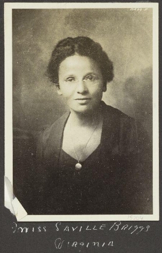 Portret van Miss Saville Briggs, Virginia 1925