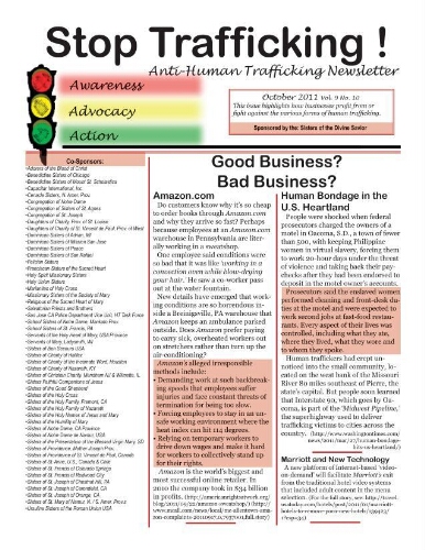 Stop trafficking! Anti-human trafficking newsletter [2011], 10 (October)